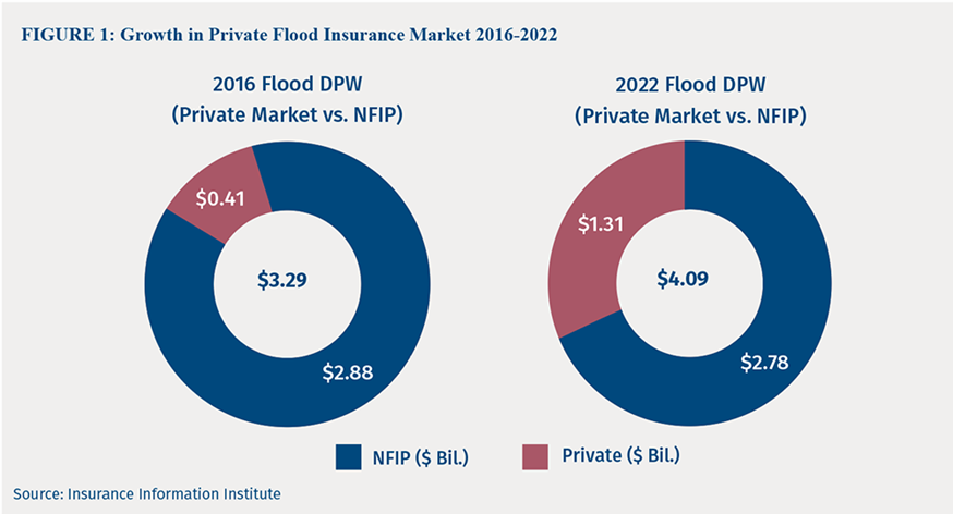 Figure 1 Growth in Flood Insurance